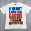 Corteiz Authentic Oval Logo T-Shirt – White/Blue & Yellow