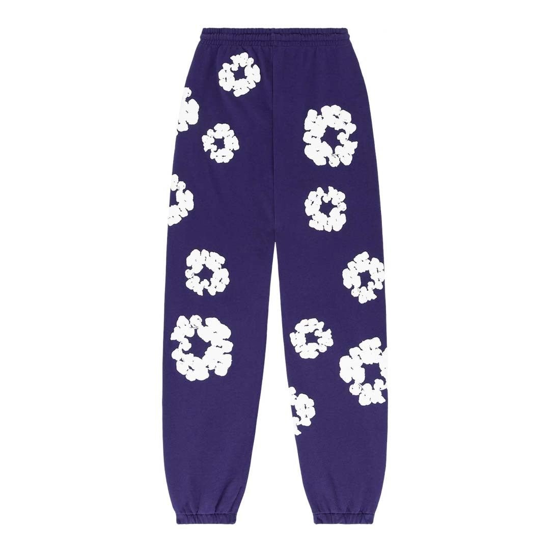 Denim Tears The Cotton Wreath Sweatpants 'Purple'
